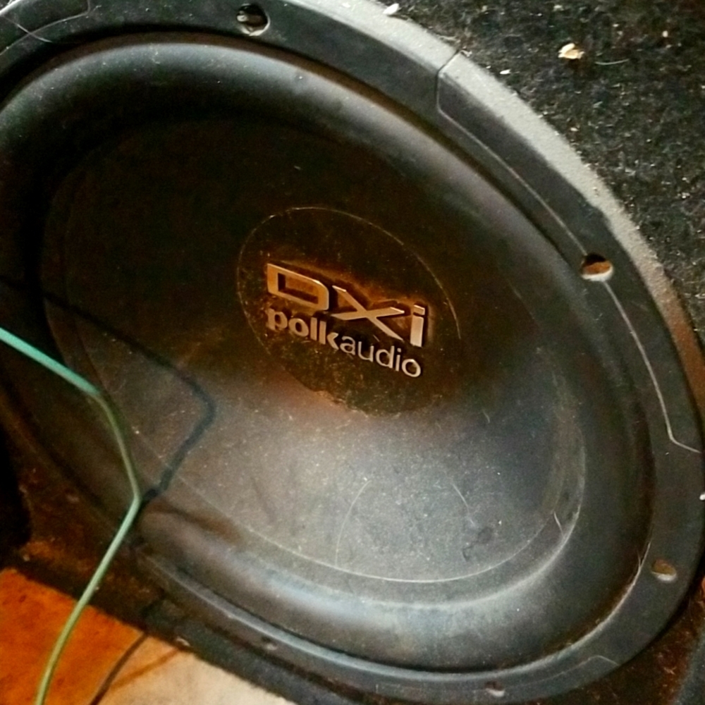 12 in dxi polk audio sub dual voice coil